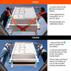 Forearm Forklift 2-Person Shoulder Harness and Moving Straps System, Lift Furniture, Appliances, or Item up to 800 lbs. Safe and Easy Like a Pro, 8 Harnesses and 8 Straps, Orange