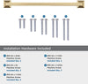 Amerock | Oversized Cabinet Hardware/Appliance Handle Pull | Champagne Bronze | 12 in (305 mm) Center-to-Center Drawer Pull | Mulholland | Kitchen and Bathroom Cabinet Hardware | Furniture Hardware