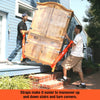 Forearm Forklift 2-Person Lifting and Moving Straps; Lift and Carry Furniture, Appliances, Mattresses or Items up to 800 lbs Like a Pro, Includes Movers Rubber Band, Black